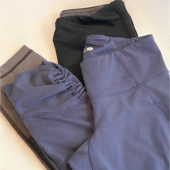 90 Degree By Reflex Pants - Cropped Activewear Leggings Set — 2 Pairs (Used)